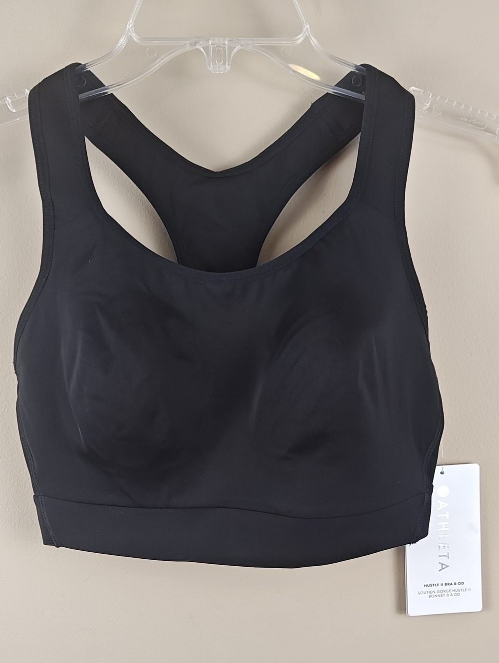 NWT Athleta Black Hustle II Bra